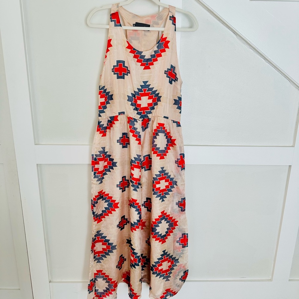 MYNE 100% Silk Maxi Dress size 4